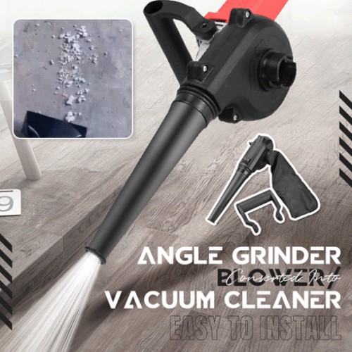Angle Grinder Converted Into Blower / Vacuum Cleaner