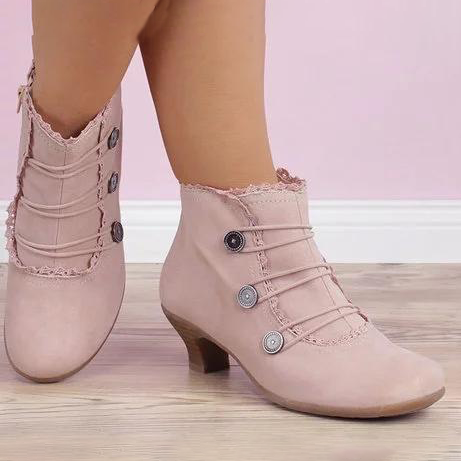 Women Comfy Heel Shoes -boots
