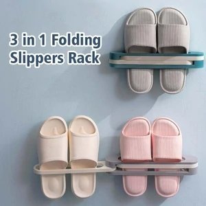 3 in 1 Folding Slippers Rack