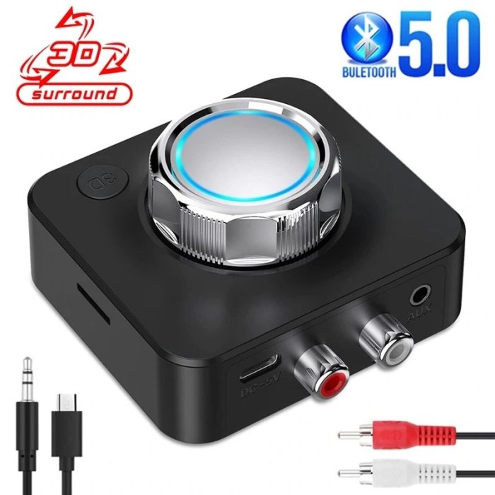 Bluetooth 5.0 Audio RCA Receiver