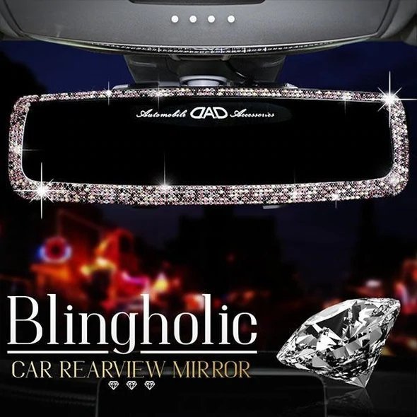 Blingholic Car Rearview Mirror