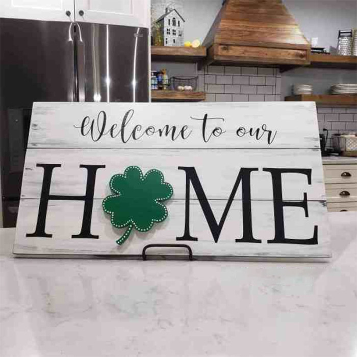 ☘️Family Sign With 7 Interchangeable Pieces 🌟 🌟
