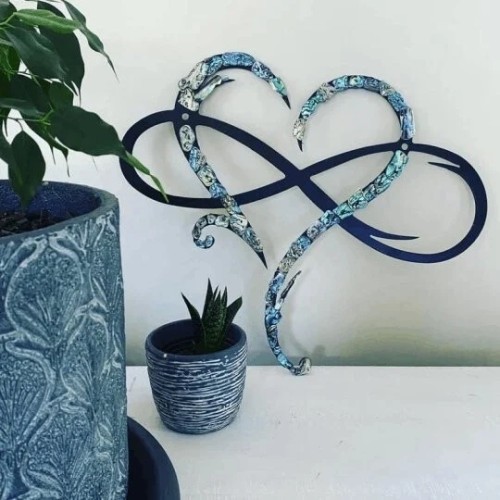 🔥 Last Day 50% OFF 🔥 Infinity heart - Steel wall decor Metal Wall art