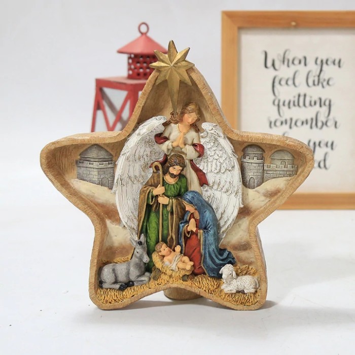Christian Jesus Birth Scene Decorative
