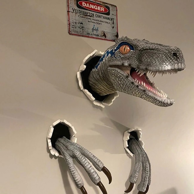 Unique Dinosaur Wall Sculpture