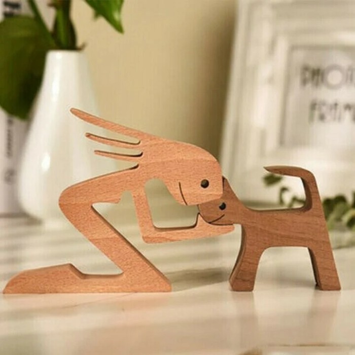 🐕Pet lover gifts |Wood sculpture |Table ornaments |Carved wood decor | Pet memorial | For puppies | Mother's Day Gift