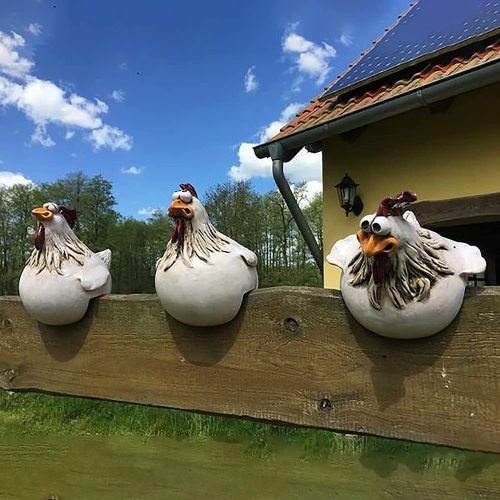 🔥50% OFF🔥Funny Chicken Garden Fence Decoration