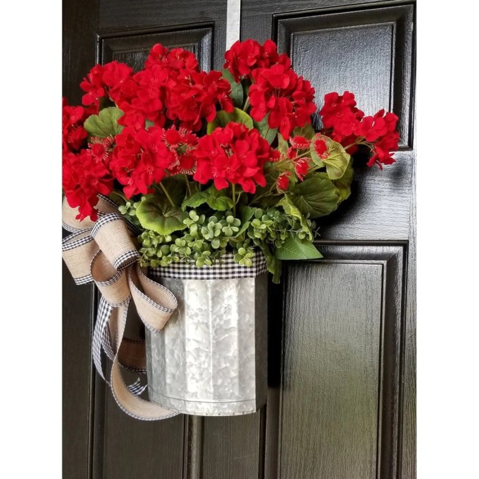 Geraniums basket Wreaths(🎁Easter Hot Sale-🎁)