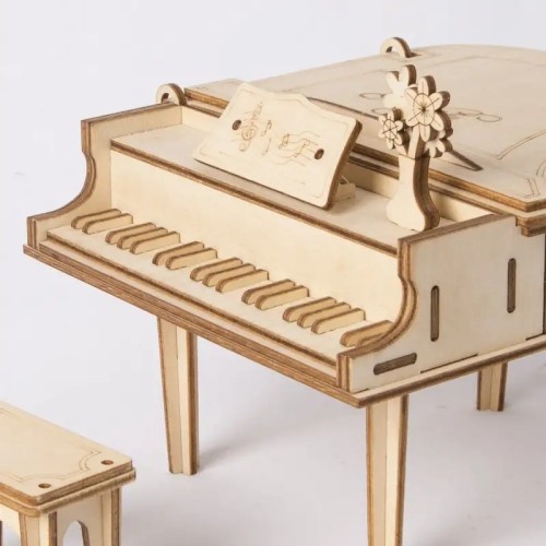 Grand Piano Modern 3D Wooden Puzzle