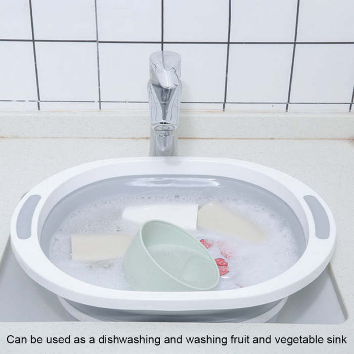 Multifunctional Foldable Vegetable Sink Drain Basket