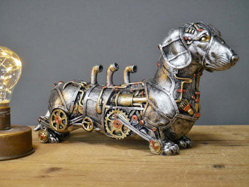 Steampunk Mechanical Animal Sculpture Collectible Resin Ornaments