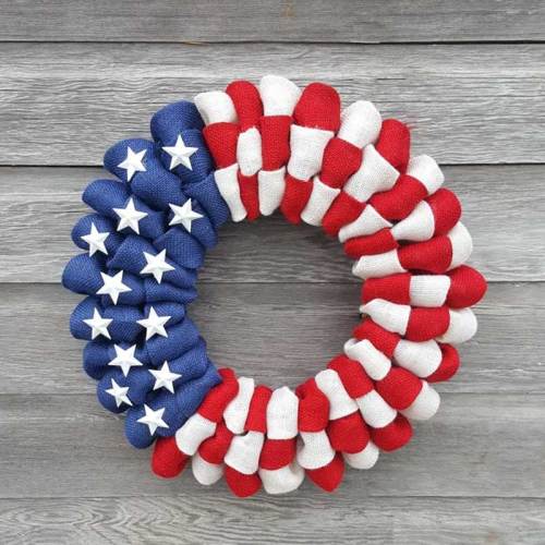 Patriotic wreath