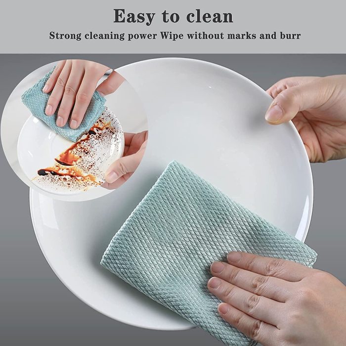 Streak-Free Miracle Cleaning Cloths - Reusable