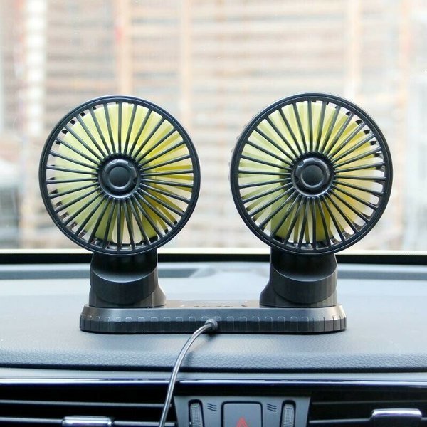 [PROMO 30% OFF] Double Cooling Car Fan