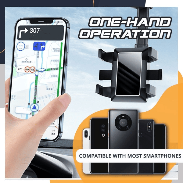 2022 New arrivals(❤️Hot Sale Now--40%OFF)Rotatable Retractable Car Phone Holder