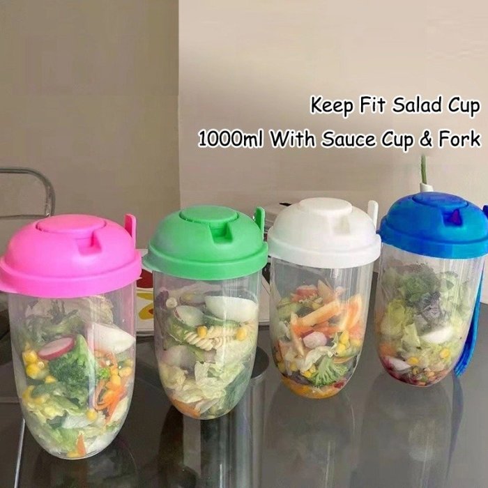 2022 Keep Fit Salad Meal Shaker Cup🔥Buy 2 Get 1 Free🔥