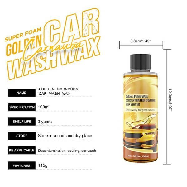(✨Car Essentials✨)Golden Carnauba Car Wash Wax