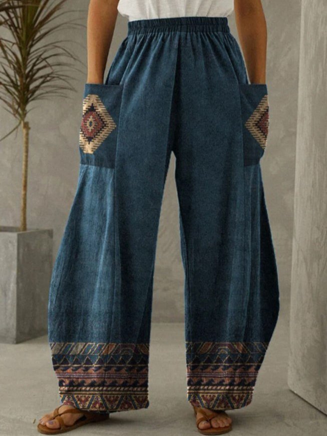 Women's Aztec Print Pants