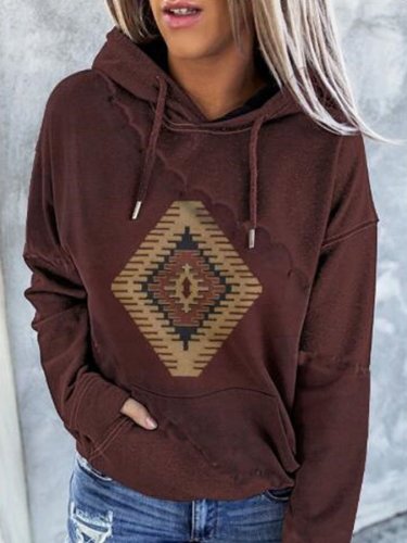 National Printed Hooded Sweatshirt