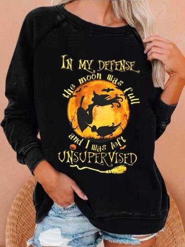 Women's Funny Halloween Casual Sweatshirt