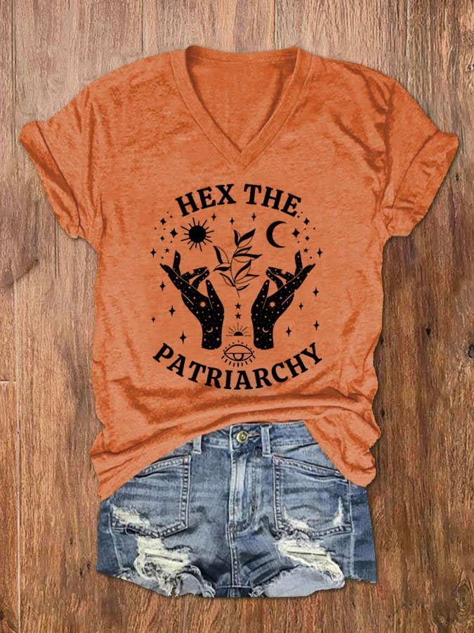 Women's Hex The Patriarchy Smash The Patriarchy Witch Shirt