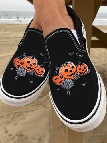 Halloween Pumpkin Unisex casual shoes
