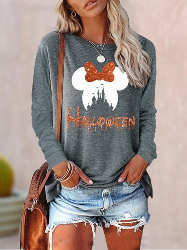 Fashion Print Long Sleeve T-Shirt
