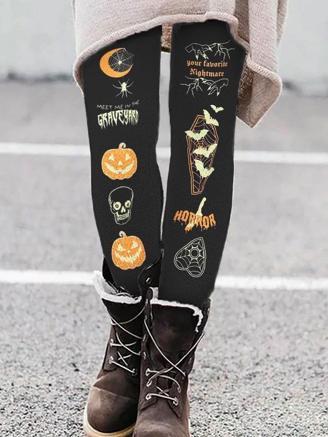 Women's Halloween Print Leggings