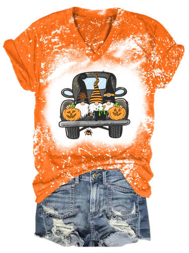 Halloween Truck Tie Dye Shirt