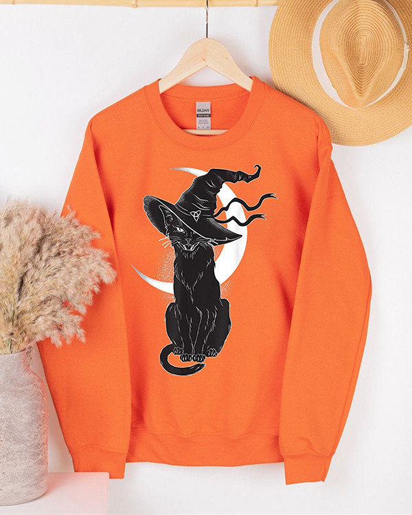 Halloween Panther Moon Sweatshirt
