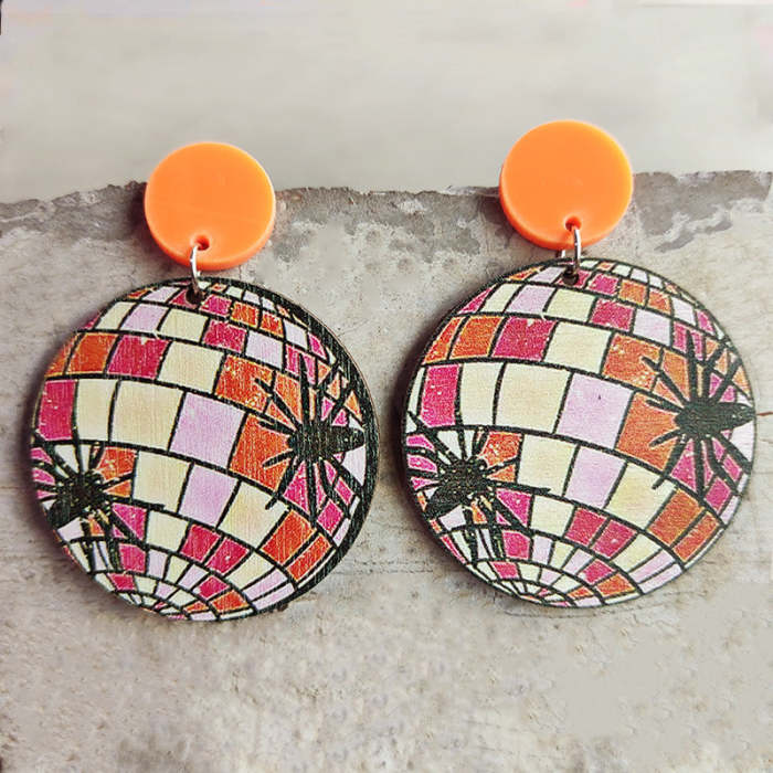 Cute Halloween and Thanksgiving Wooden Earrings