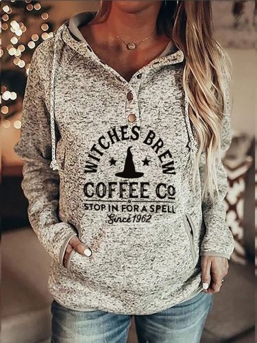 Fashion Print Long Sleeve Hoodie