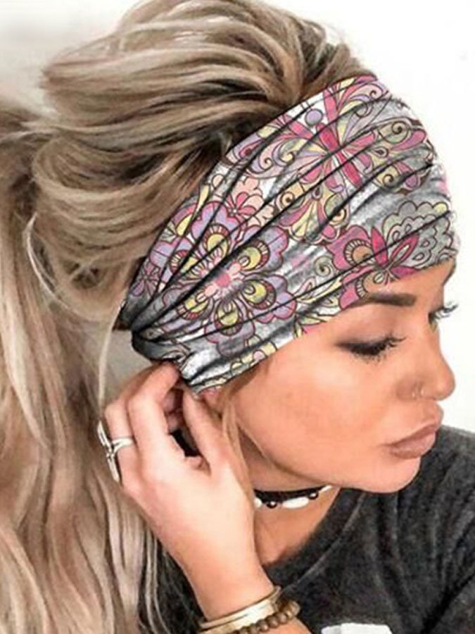 Printed Wide Headband