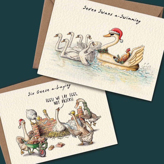 🎄Early Christmas Sale🔥-Twelve Days Of Christmas Card Set