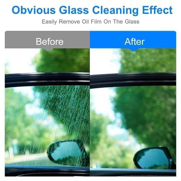 🎊HOT SALE🎊 Car Glass Oil Film Cleaner ♻Safety and Long-term Protection♻