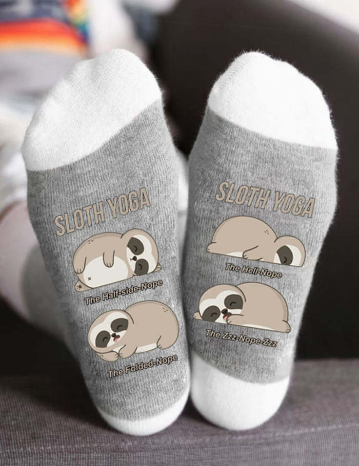 Hot Sale Sloth Yoga Socks
