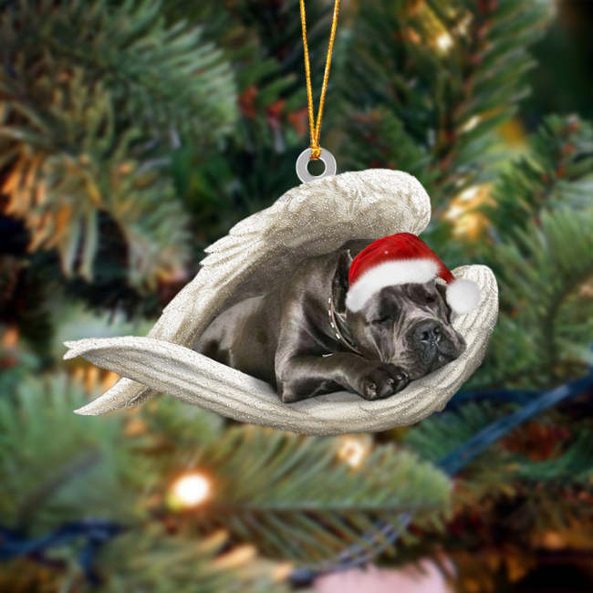 Cane corso Sleeping Angel Christmas Ornament