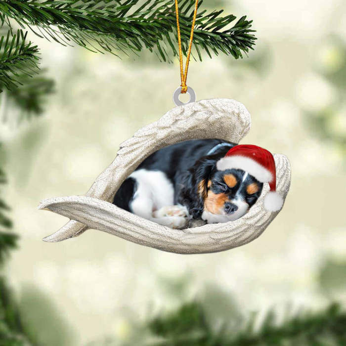 Cavalier King Charles Spaniel-1 Sleeping Angel Christmas Ornament