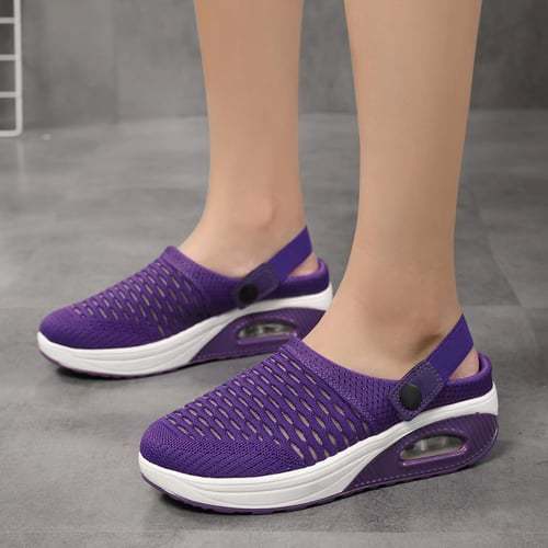 Women's Air Cushioned Slip-On Walking Shoes.