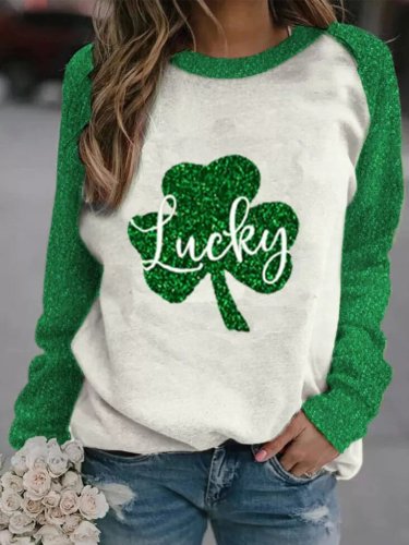 Colorblock Lucky Sweatshirt