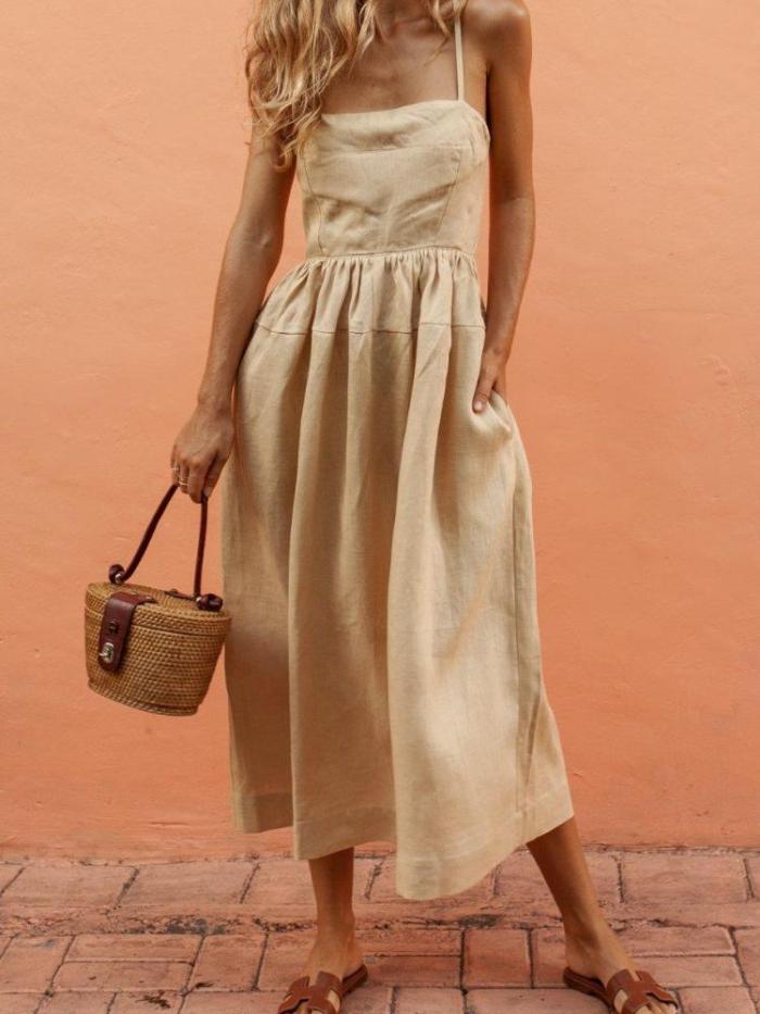 Classic Cotton Slip Dress