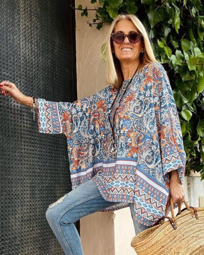 Print Holiday Sun Protection Shirt