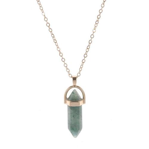 Crystal Stone Pendant Necklace