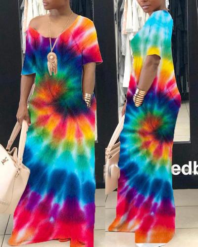 Spin Tie-dye Maxi Dress