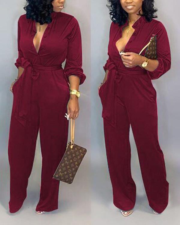 Fashion Sexy Print Tooling Jumpsuit