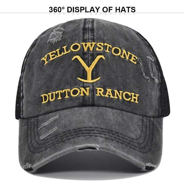 Yellowstone Baseball Cap Outdoor Net Hat