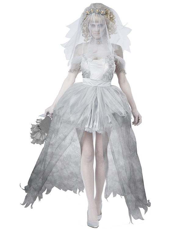 Halloween Cosplay Ghost Bride Dress