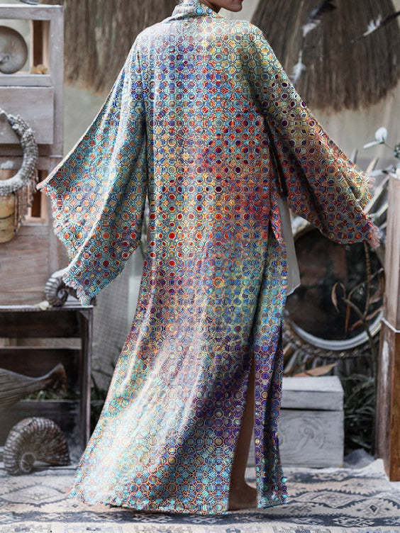 Women's Boho Cardigan Sun Protection Linen Cotton Coat