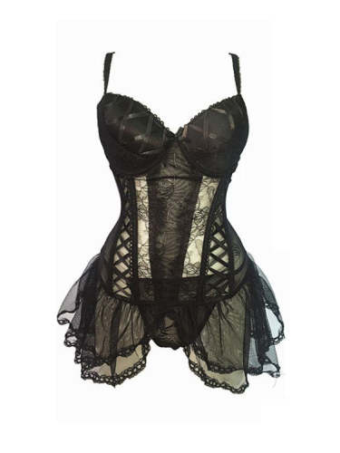 Lace Tied One-piece Erotic Lingerie