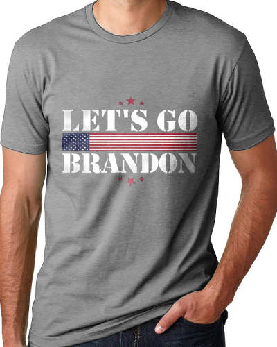 Men's LET'S GO BRANDON Print Casual Short Sleeve Printed T-Shirt